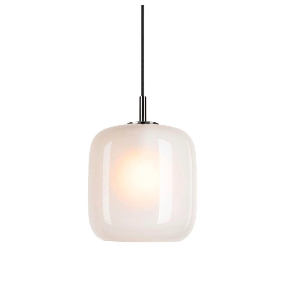 Glass pendant lamp Pantilo smoke glass - Ø 20cm