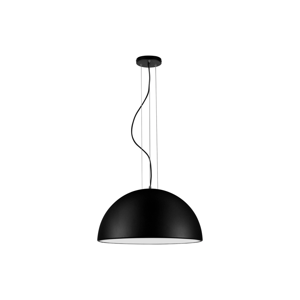 Sleek pendant lamp Tholos black Ø 60cm Lyora 5212017457899