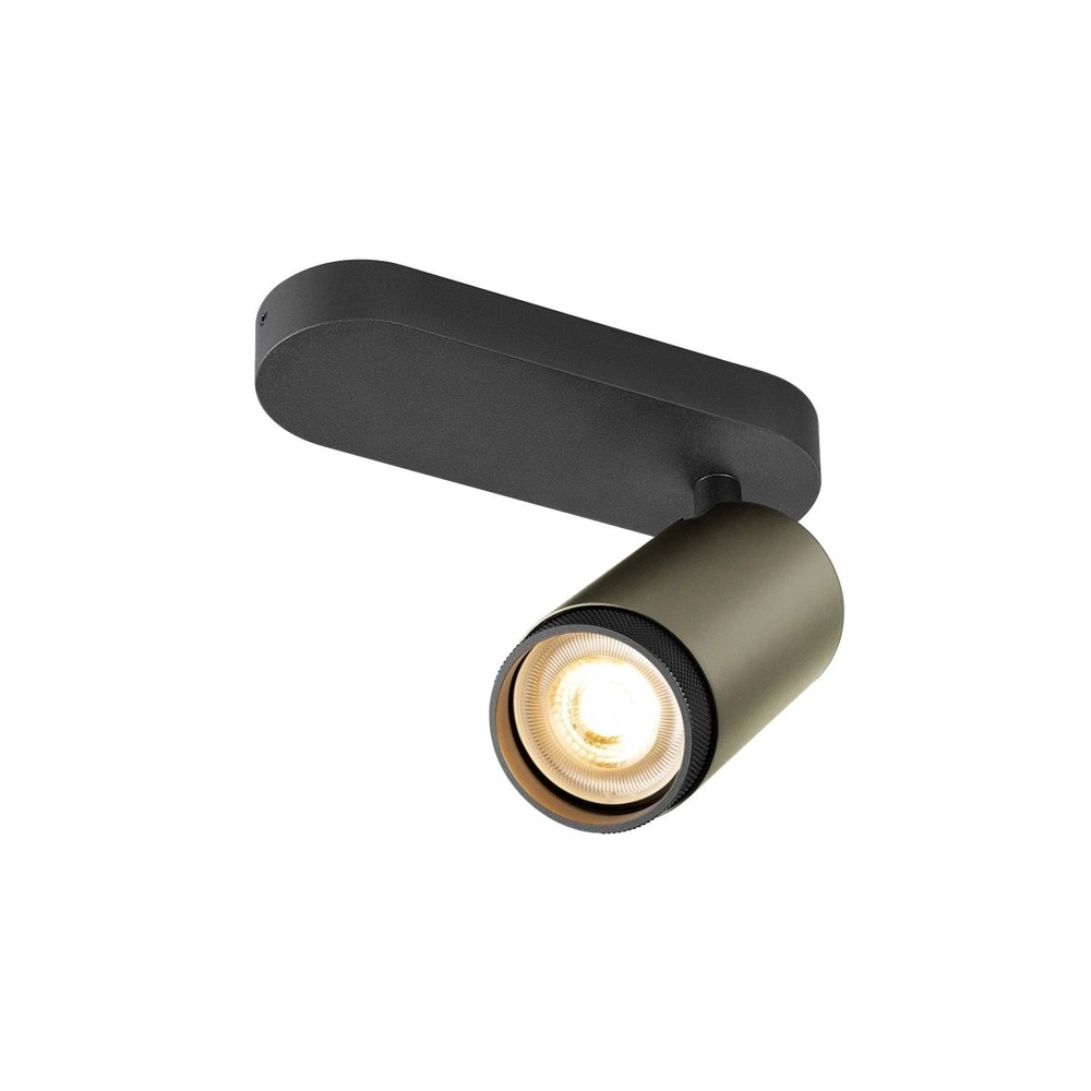 Surface-mounted spot Grip! L bronze with black ring SLV 4024163304429