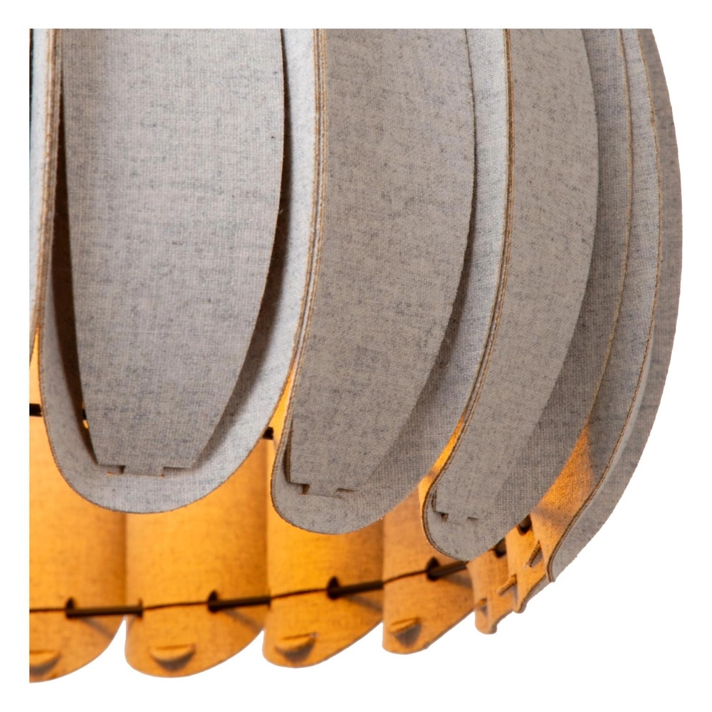 Pendant lamp Spencer grey Lucide 5411212343697