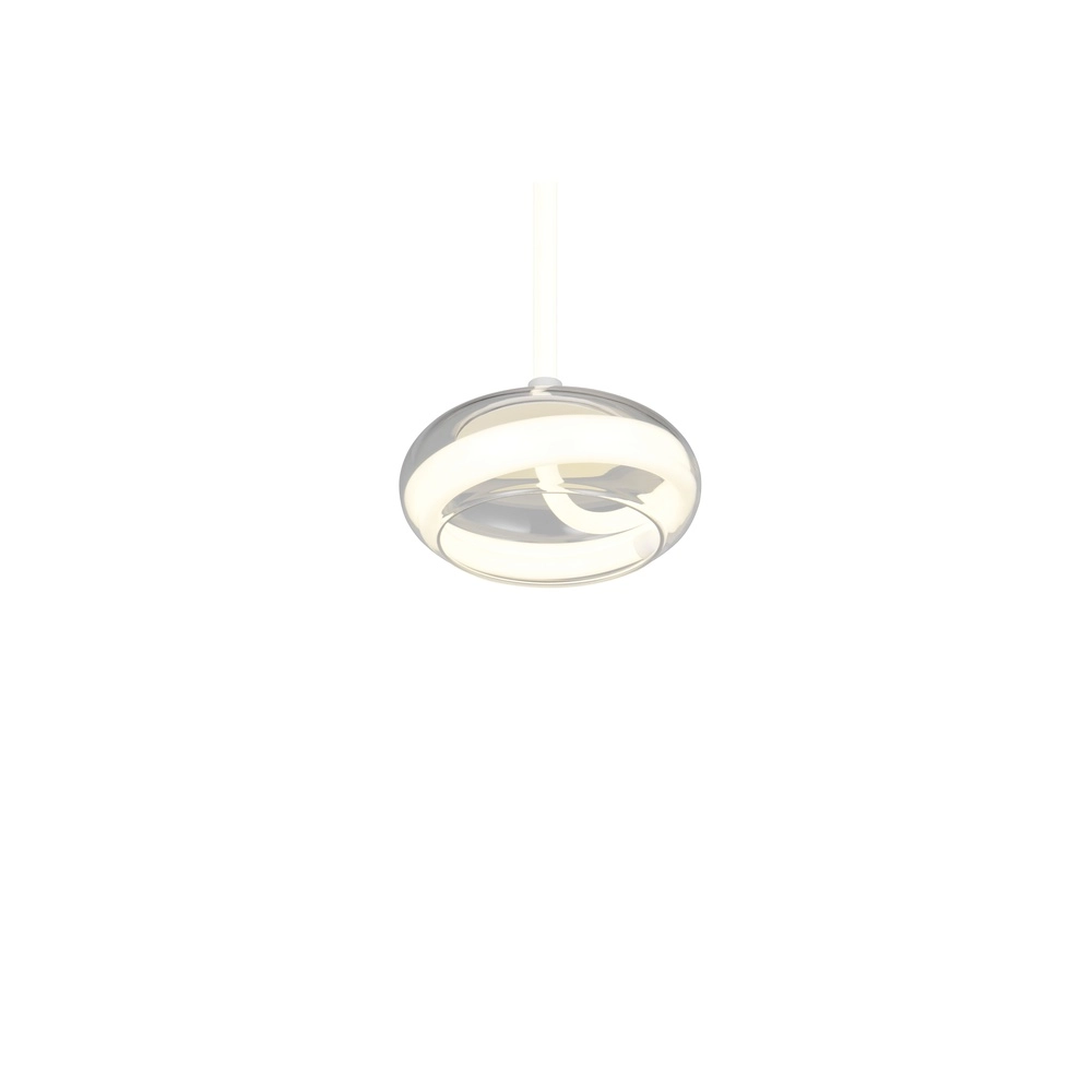 Design pendant lamp Tarsia white Ø 21.5cm Trio 4017807683349