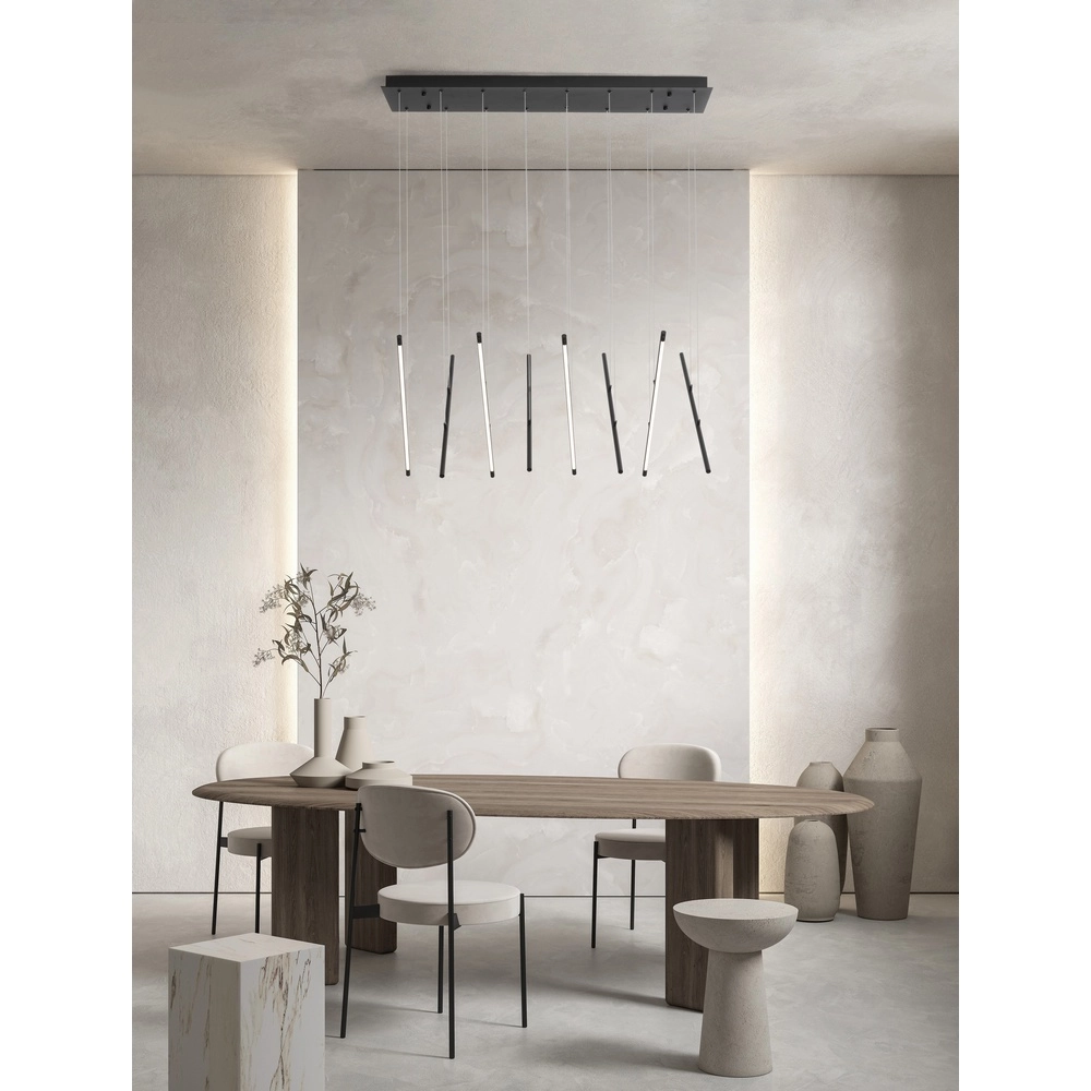Design pendant lamp Elettra black Lyora 5212017446084
