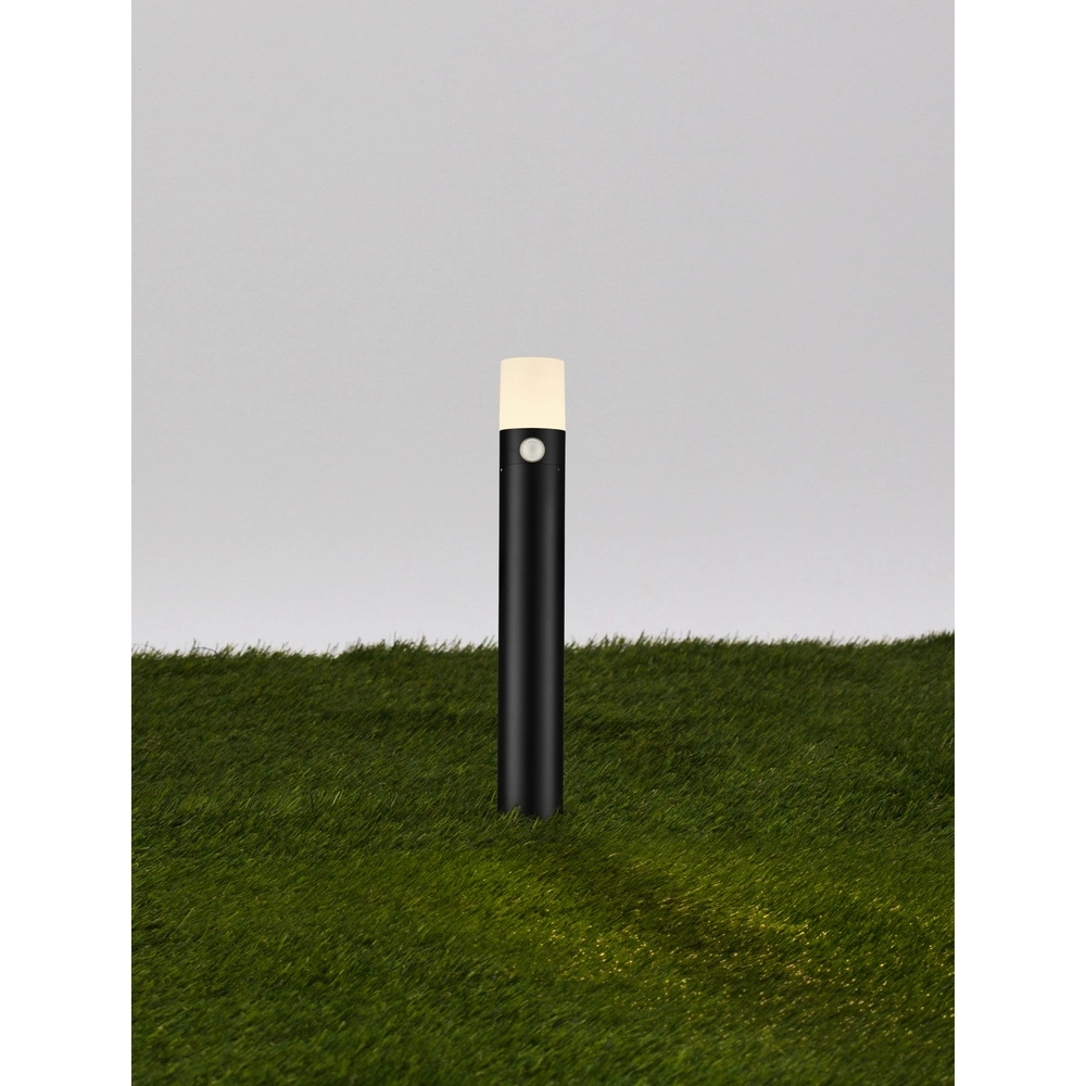 Design garden lamp Paul Black with sensor