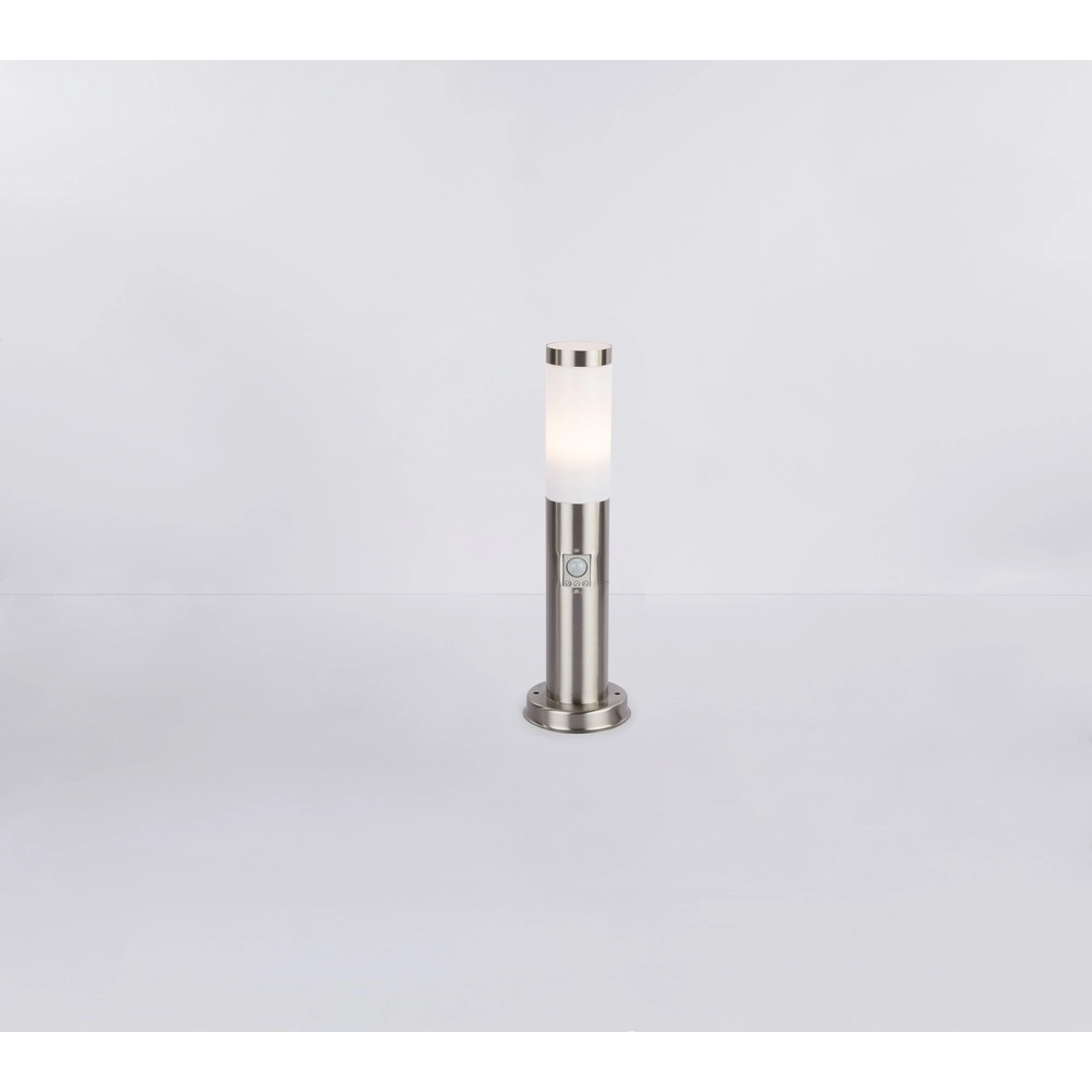 Garden lamp Boston Led Stainless steel with white and sensor Globo 9007371311972