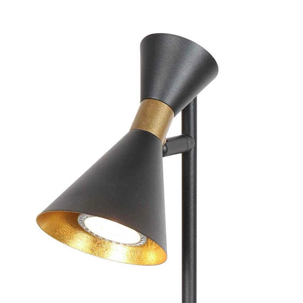 Design table lamp Preto black with gold Steinhauer 8712746176308