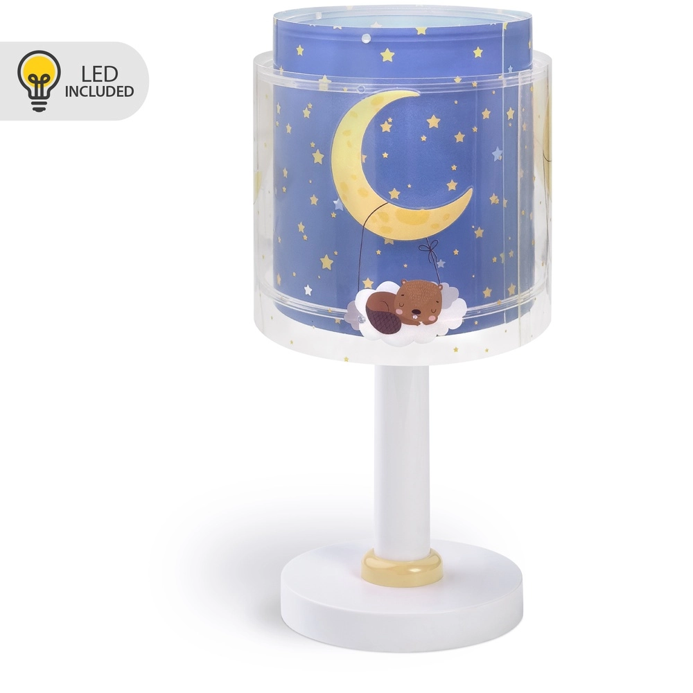 Children's room table lamp Moon Dreams blue Dalber 8420406766317