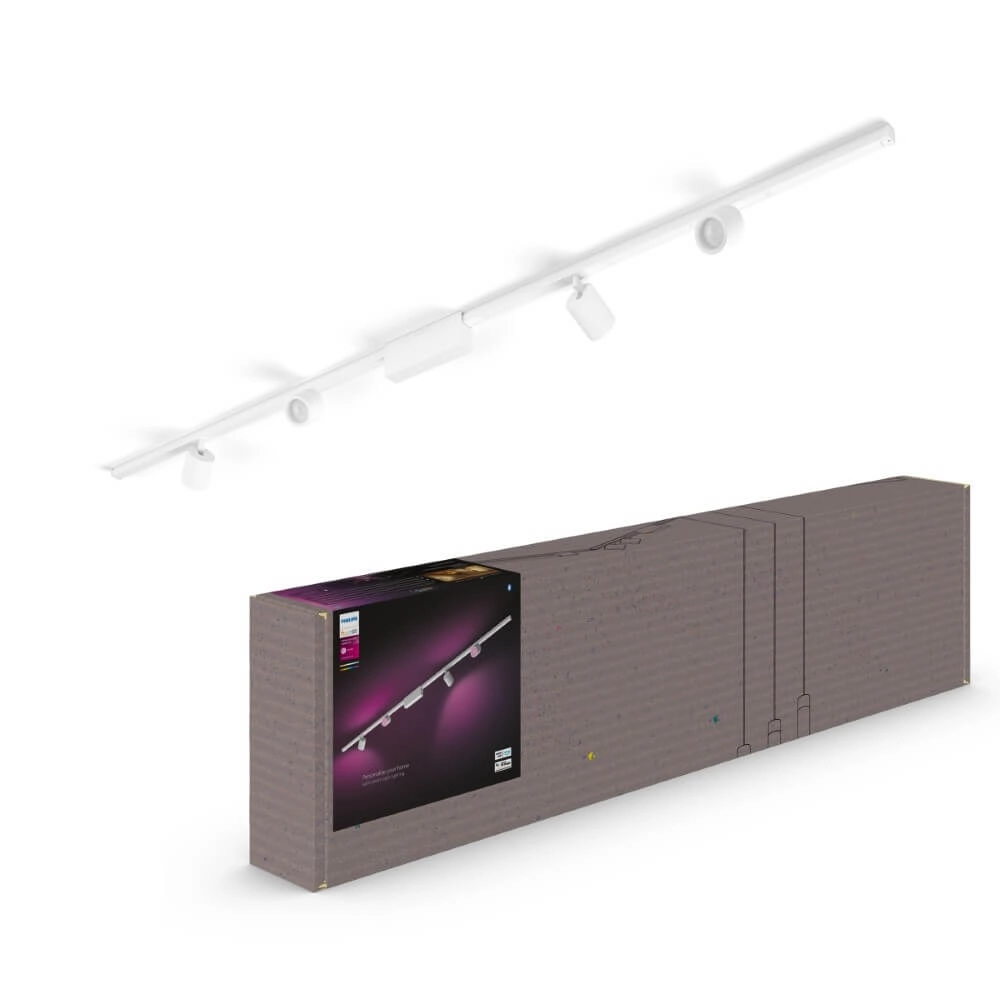 Hue Perifo - White and color set of 4 spots white Philips 8719514407787