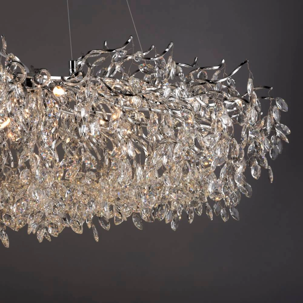 Chandelier Ricicle 150cm chrome Paul Neuhaus 4012248382097