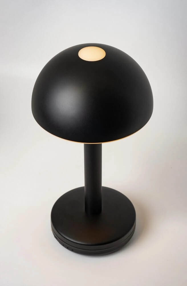 Rechargeable table lamp Bug Black Humble 7446023313315