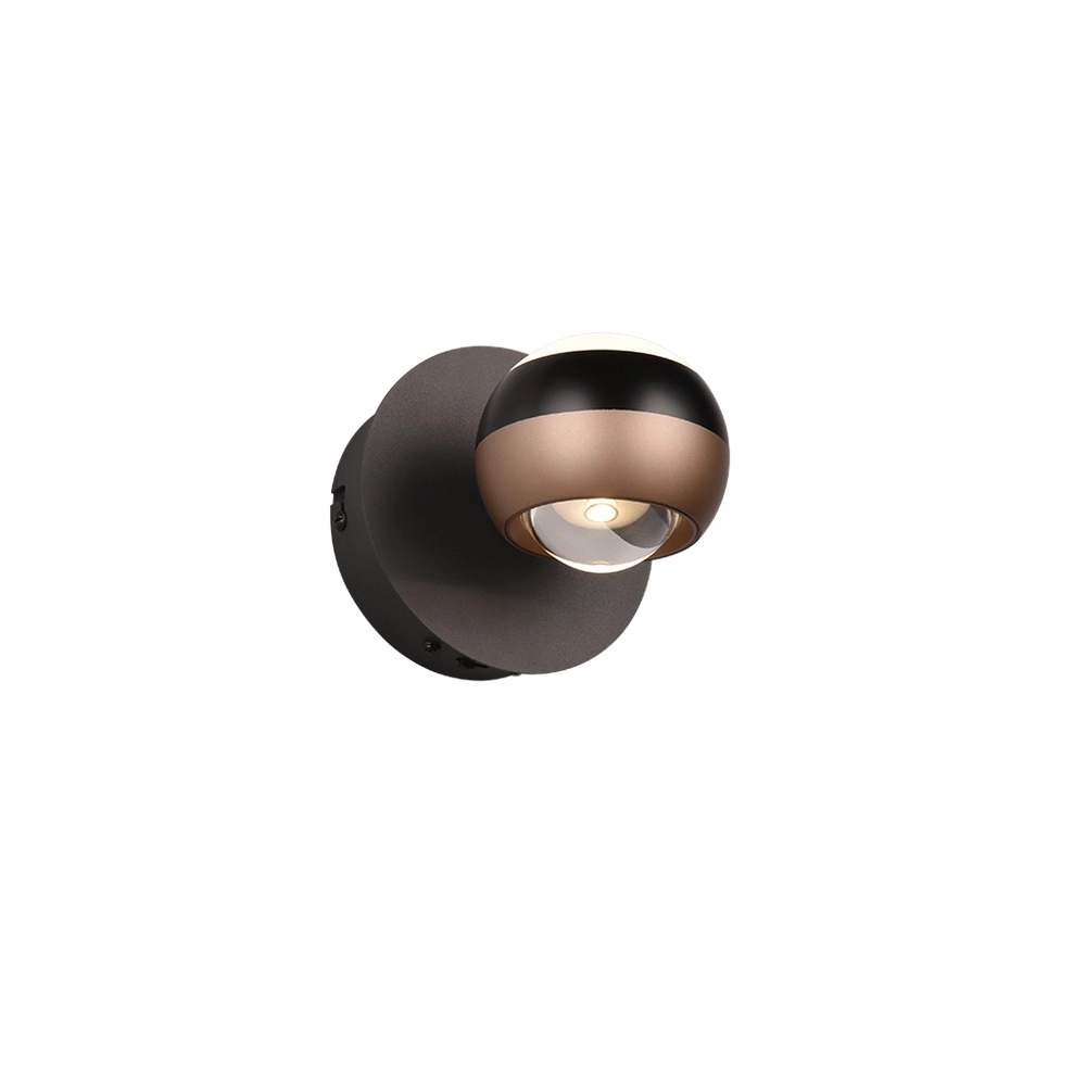 Design wall lamp Orbit Black Trio 4017807578874