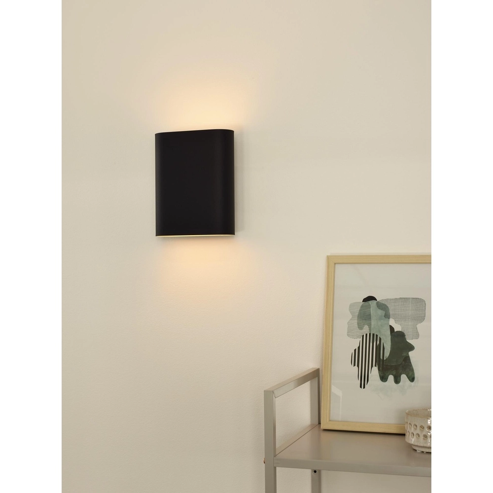 Black wall spotlight Ovalis Design