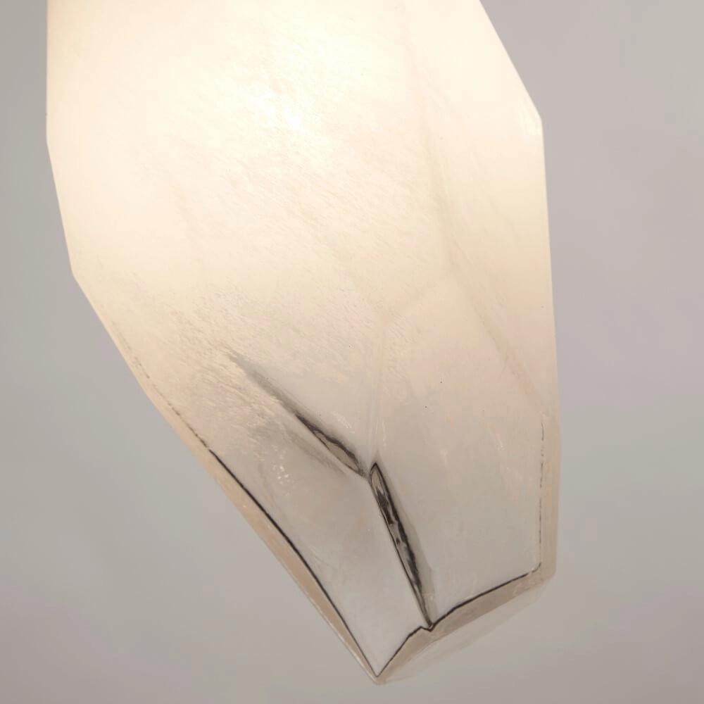 5-light pendant lamp Rocky with white glass Searchlight 5053423264240