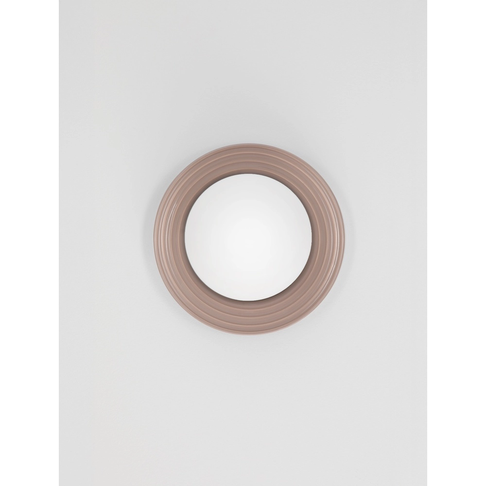 Wall lamp Orbique mocha brown Ø 22cm Lyora 5212017483874