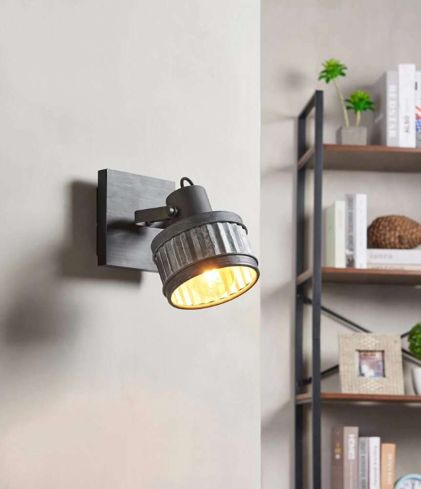 Antique gray surface-mounted spotlight Turrock Eglo 9002759434441