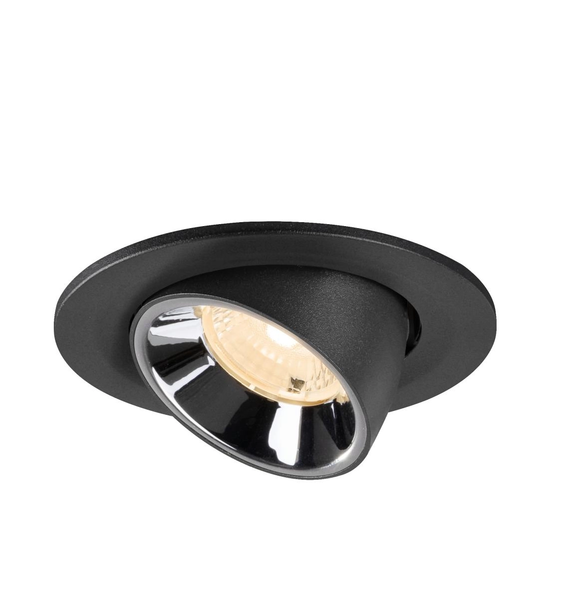 Recessed spotlight Numinos Gimble S black/chrome 2700K - 40deg SLV 4024163313704