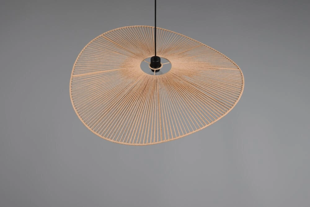 Large japandi pendant lamp Laurine Ø 78cm Trio 4017807637632