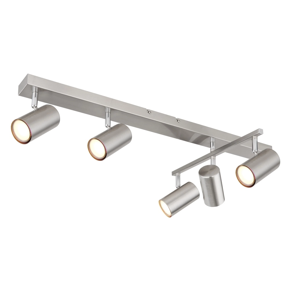 Ceiling lamp 5-lights Robby nickel Globo 9007371436576