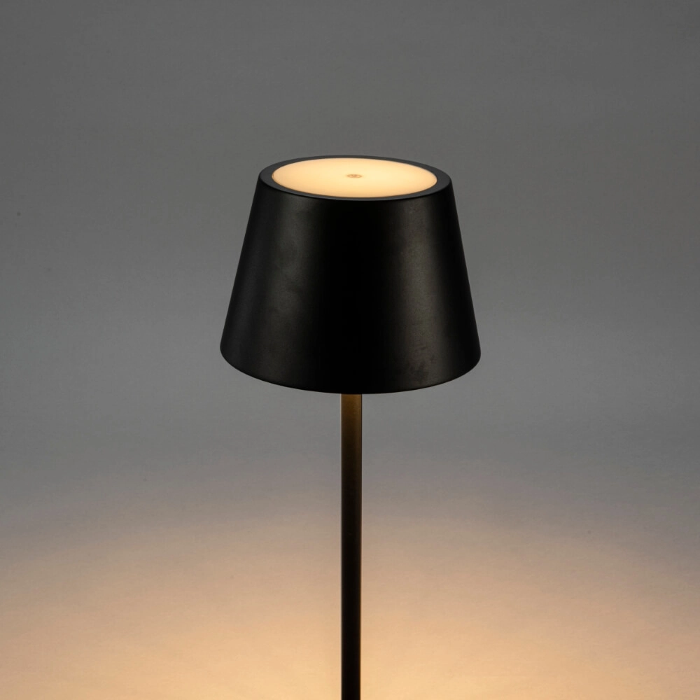 Rechargeable floor lamp Pomezia Medium black KonstSmide 7318307841756