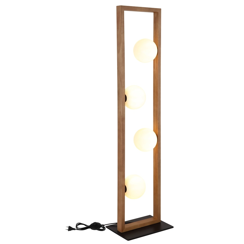 Design floor lamp Nanda wood Globo 9007371507948