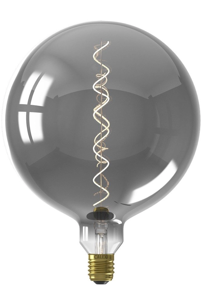 Titanium LED lamp bulb Kalmar 5W - E27 - 70 lumen - 1800K Ø 20 cm