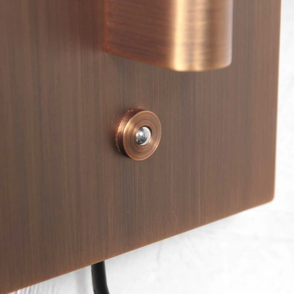 Bronze wall reading lamp Retina Steinhauer 8712746166026