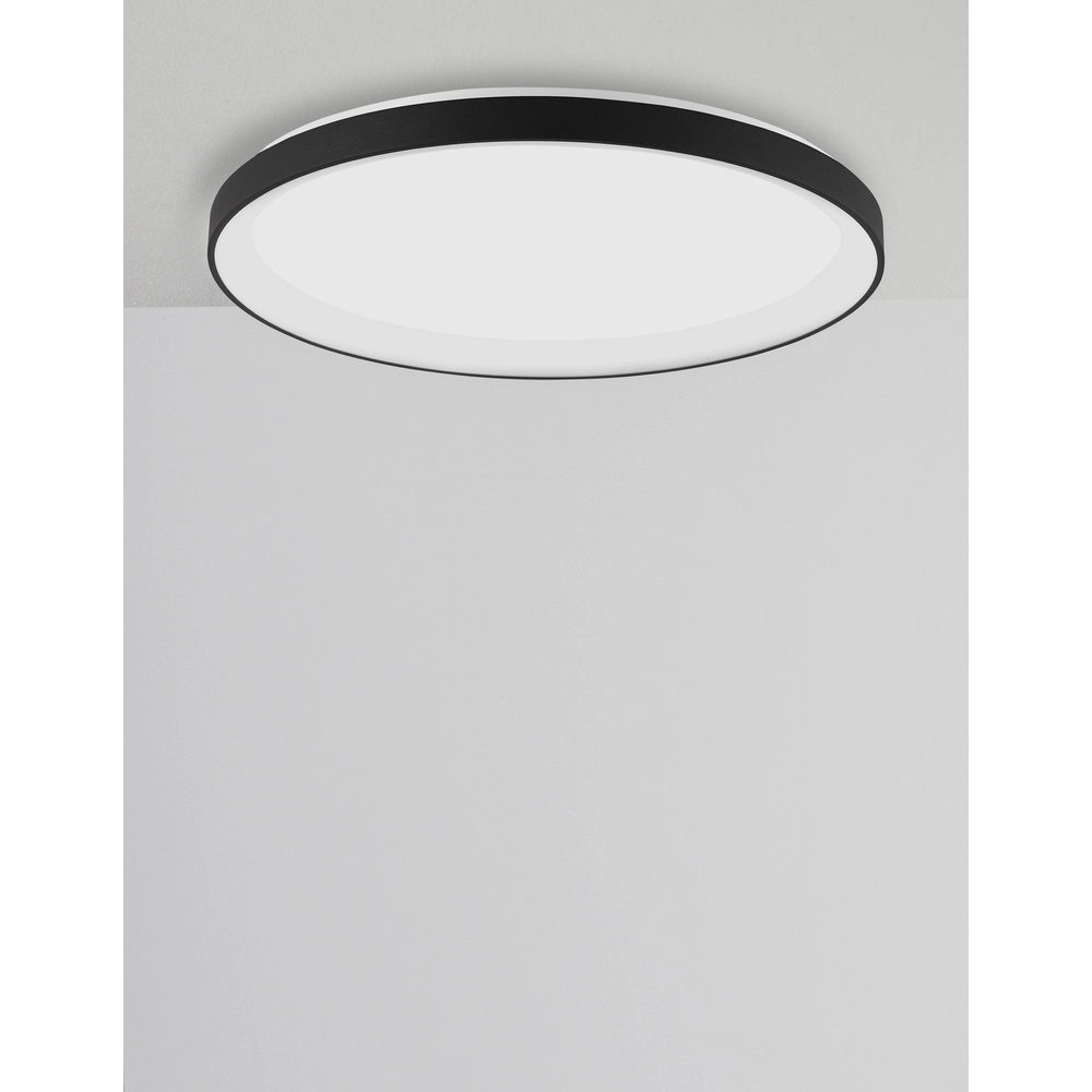 Design ceiling light Pertino Ø 58cm black Lyora 5212017446015