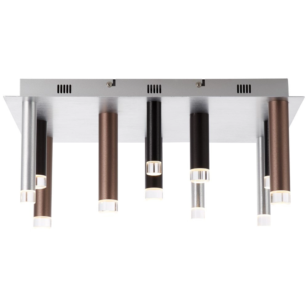 Square ceiling lamp Cembalo with LED