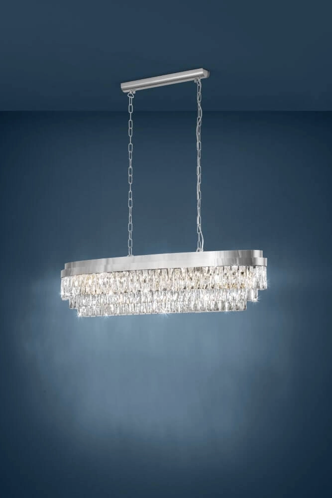 Dining room chandelier Valparaiso 1 chrome 115cm Stars of Light 9002759394950