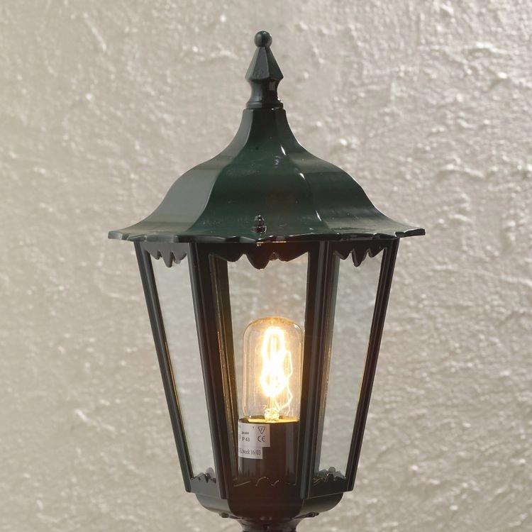 Classic pedestal lamp Firenze Antique green KonstSmide 7318307214604