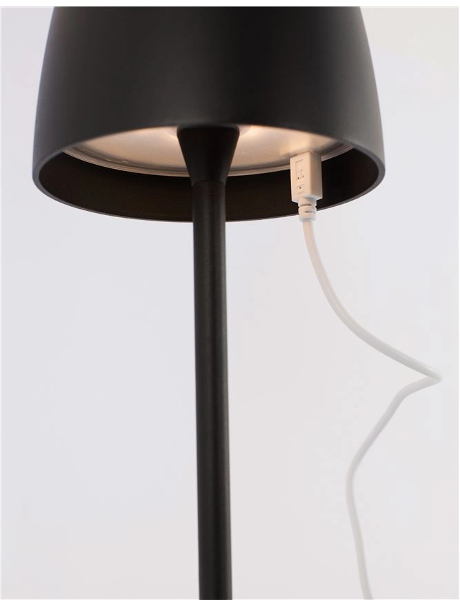 Rechargeable table lamp Colt 38cm anthracite Lyora 5212017425508