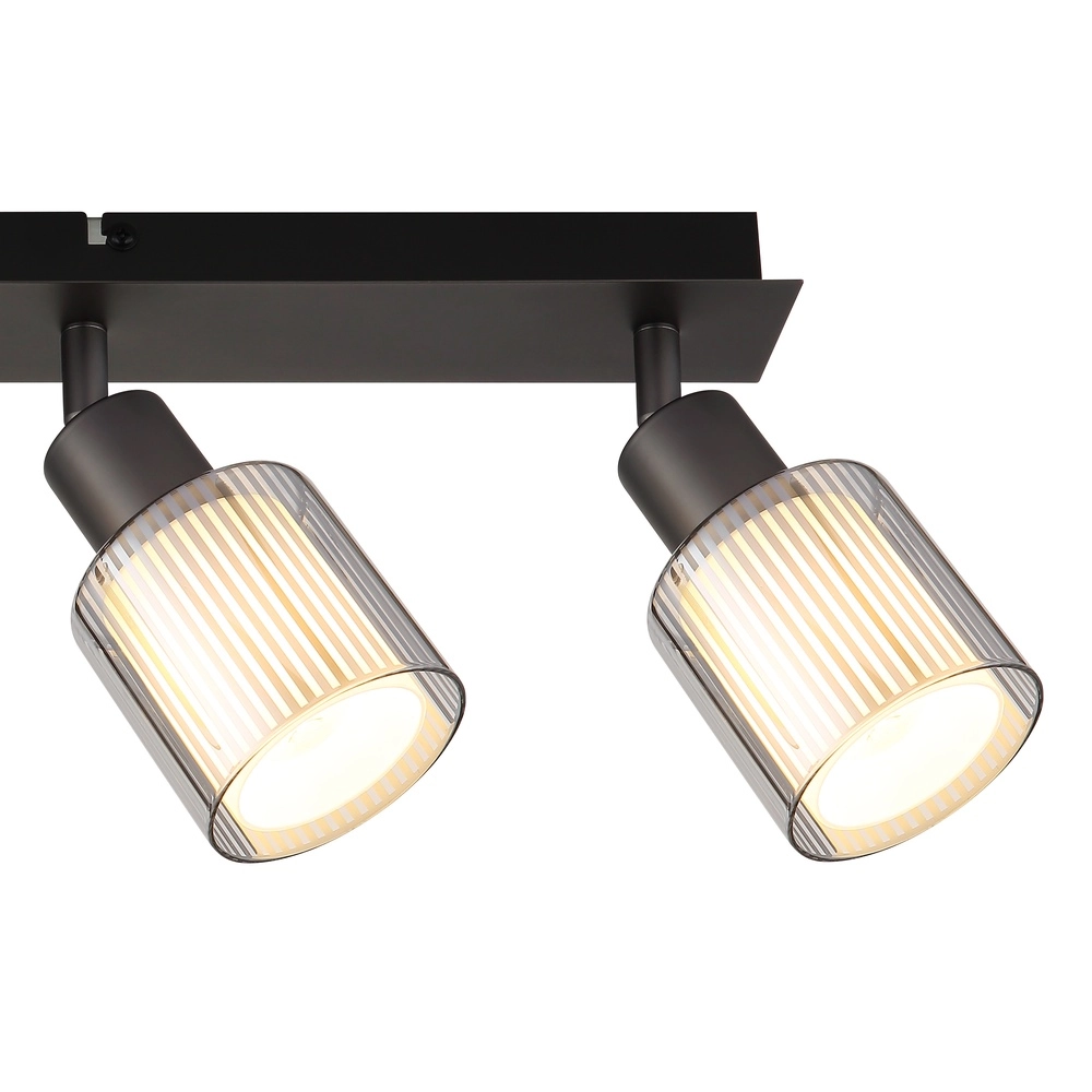 Design ceiling lamp Villegas 4-light gunmetal Globo 9007371578948