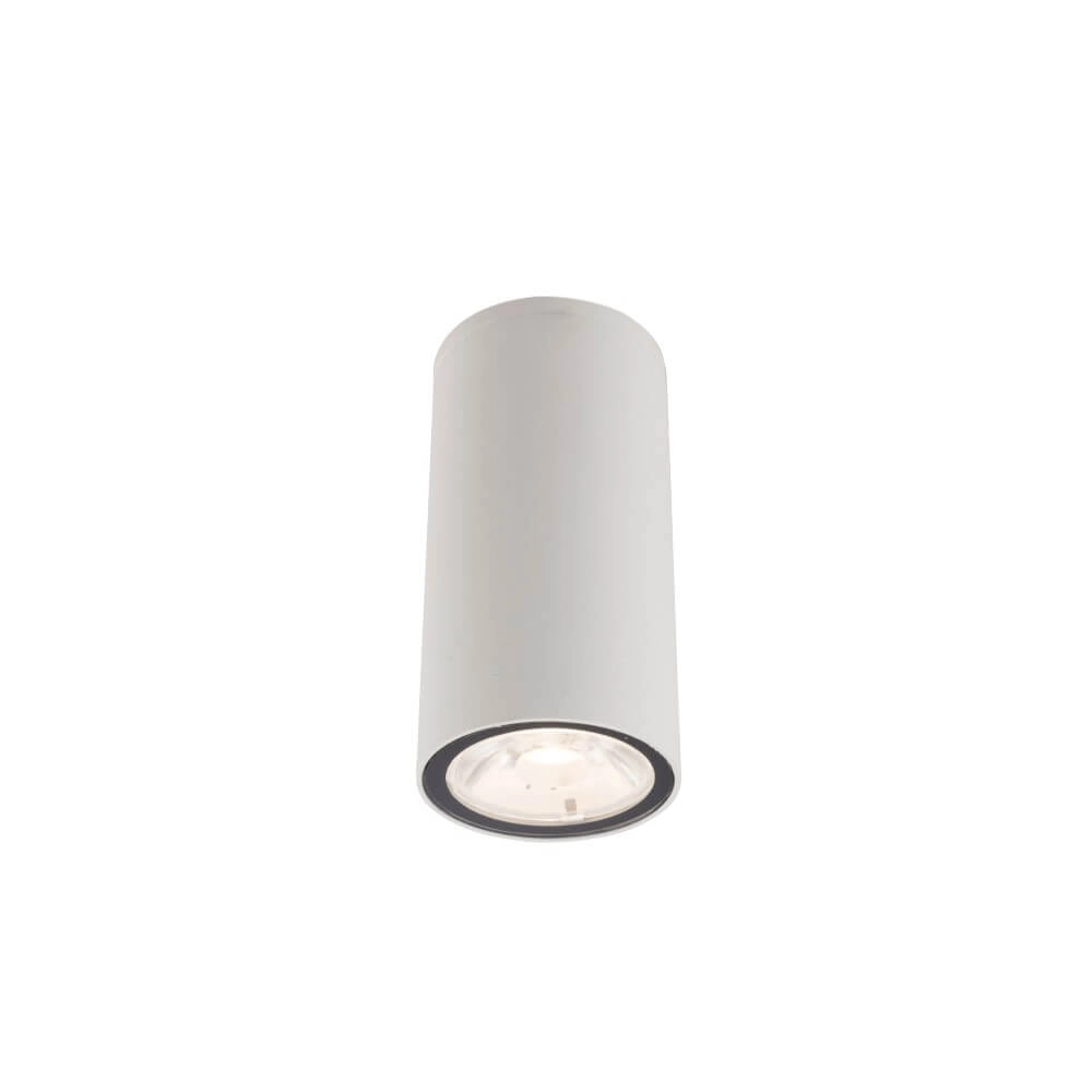 Surface-mounted spotlight outside Edesa white