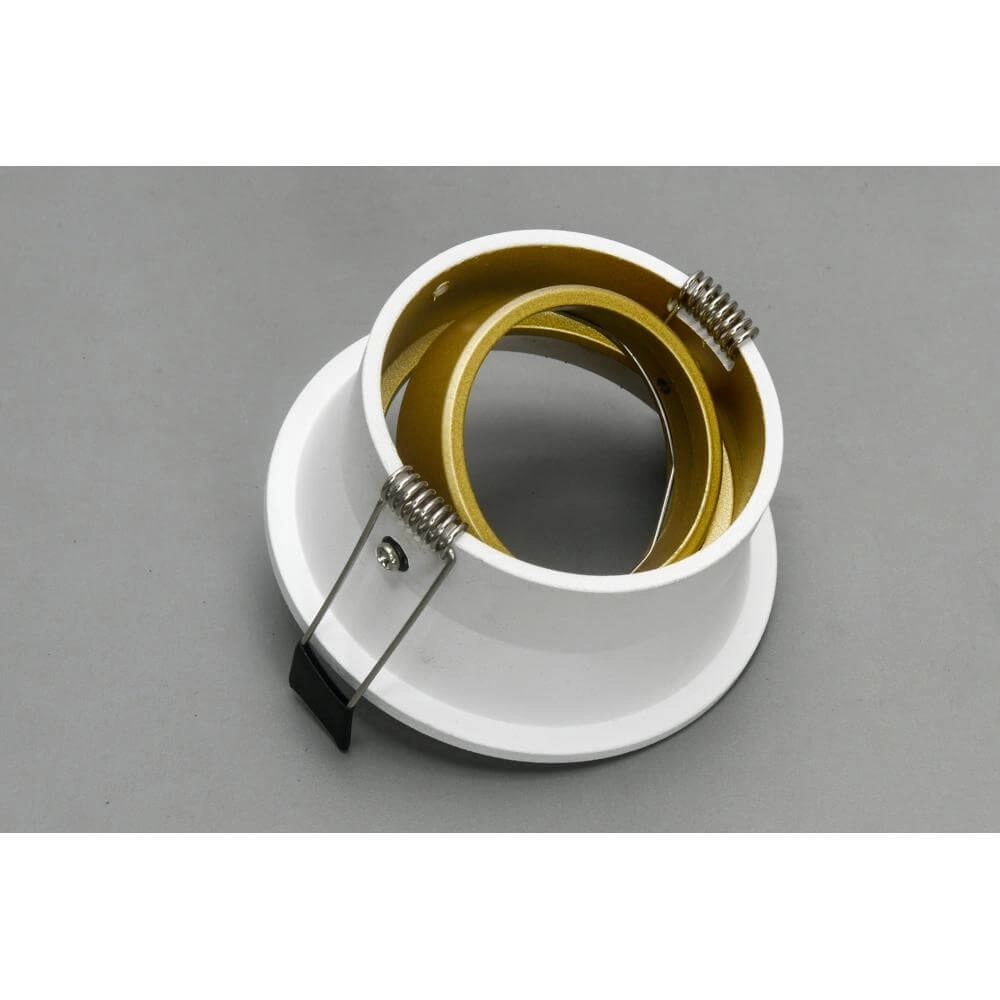 Round recessed spotlight Roura White with gold inside Artdelight 8720701102651