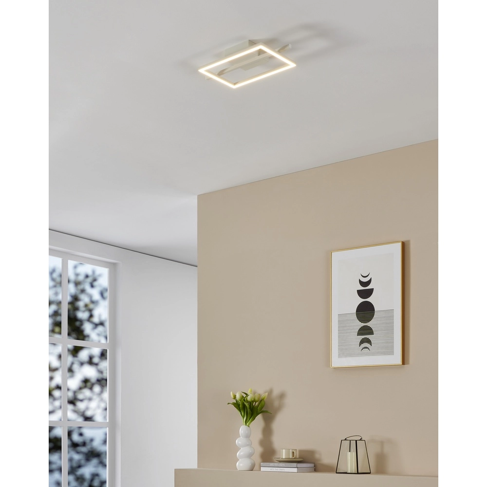 Led ceiling light Amandolo with remote control - white - square Eglo 9008606303946