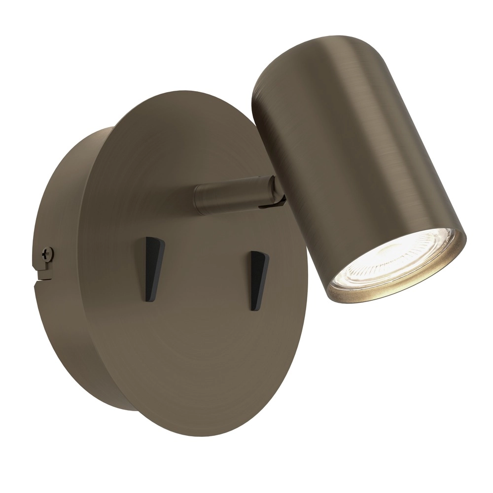 Surface-mounted spot Montemurro only dark bronze