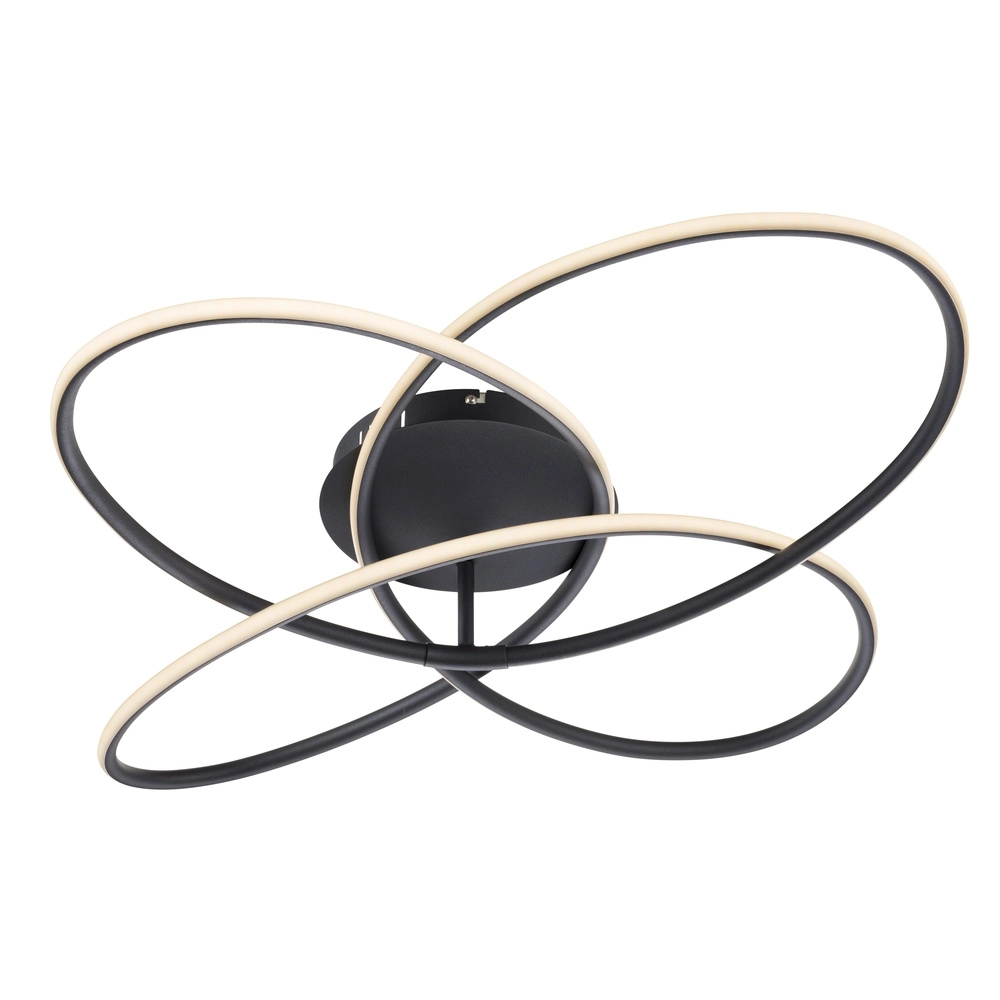 Design ceiling lamp Panda black Ø 80cm