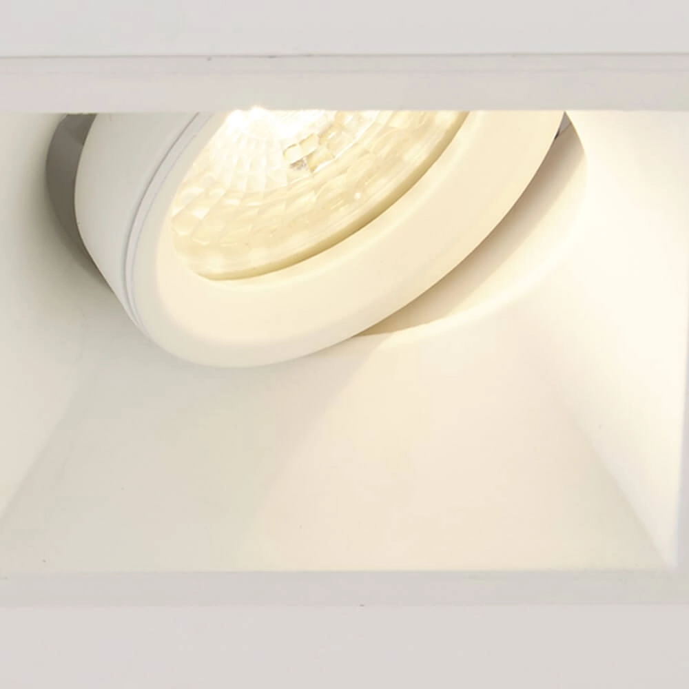 Recessed spotlight Slim Trim Square white Lyora