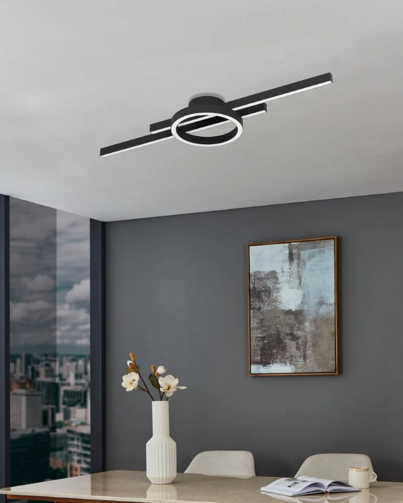White LED ceiling light Amandolo Eglo 9008606275052