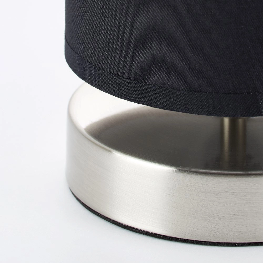 Black bedside table lamp Clarie Brilliant 4004353175206