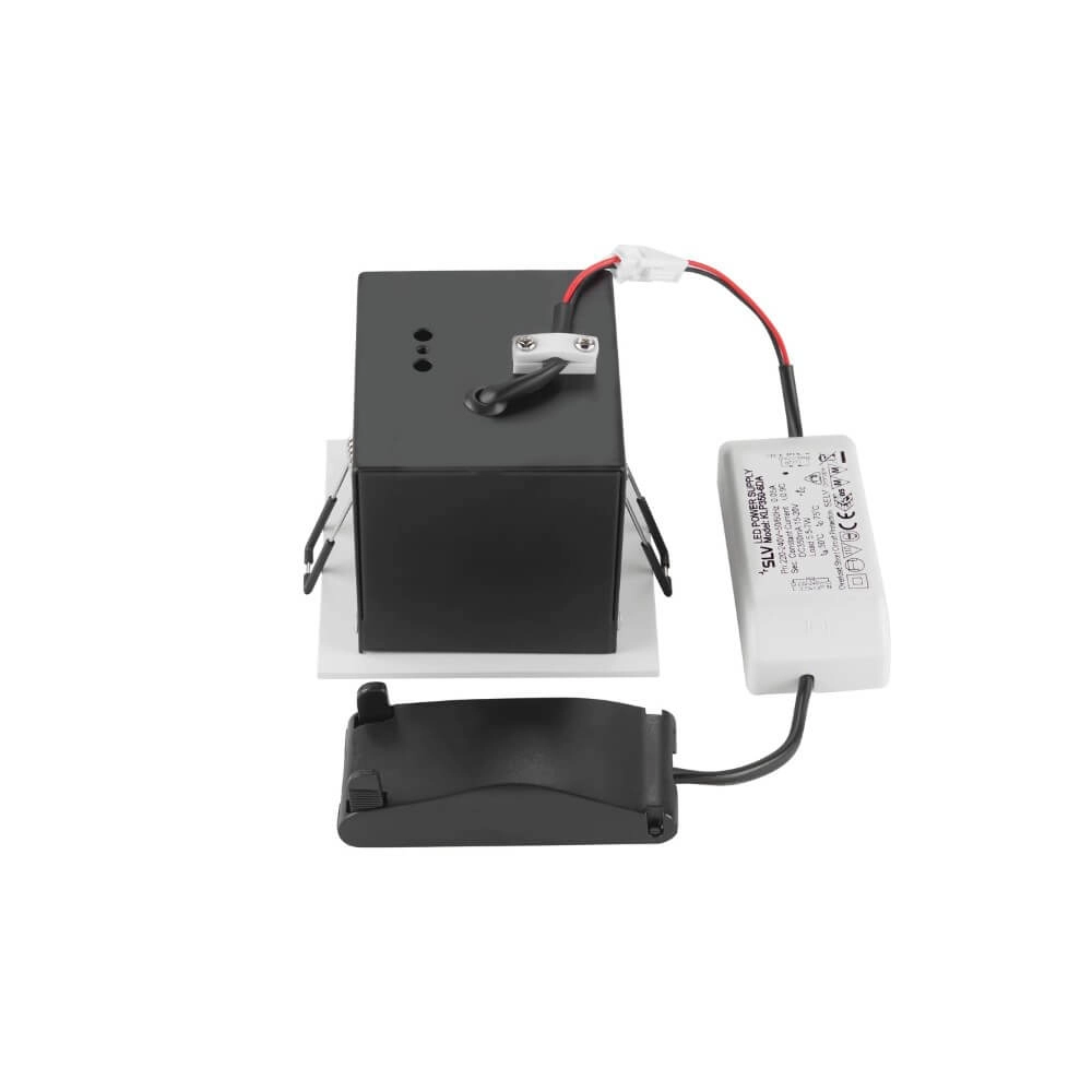 Square LED recessed spotlight Kadux Single 1x Led - white - 3000K SLV 4024163279314