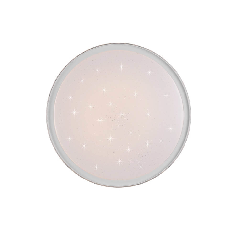 Ceiling light Varda with star effect white Ø 39cm Trio 4017807640601