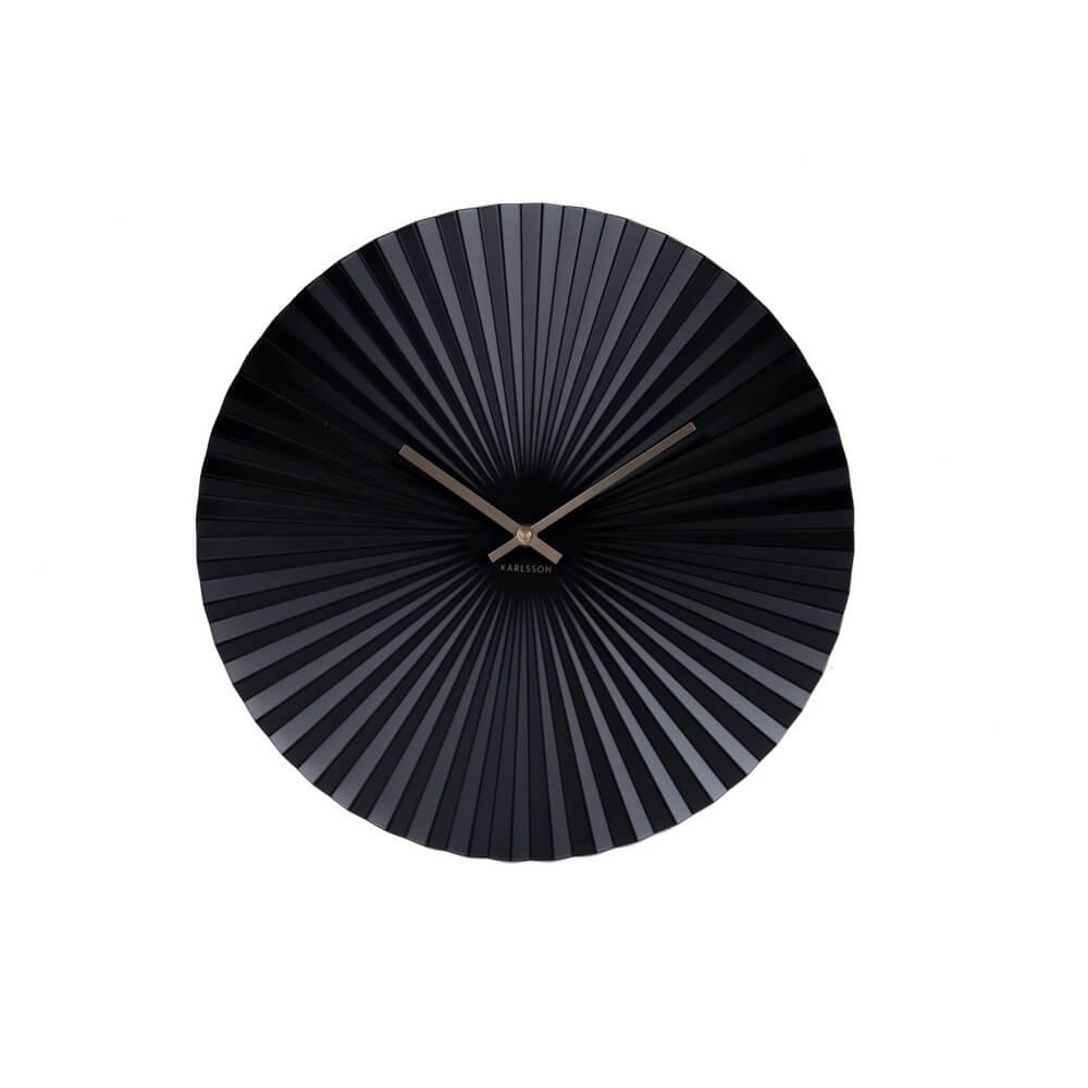 Wall clock Sensu black - Ø 40cm