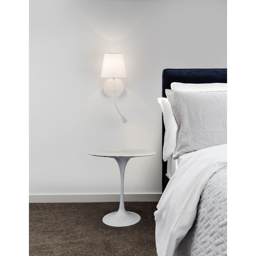 Bedside lamp Nia white Lyora 5212017427113