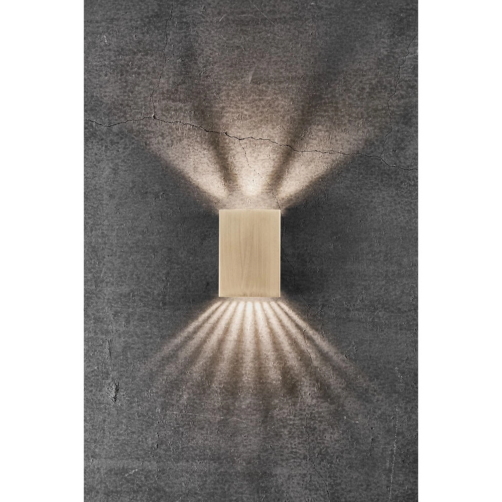 Wall lamp brass Fold Sleek design Nordlux 5704924000560