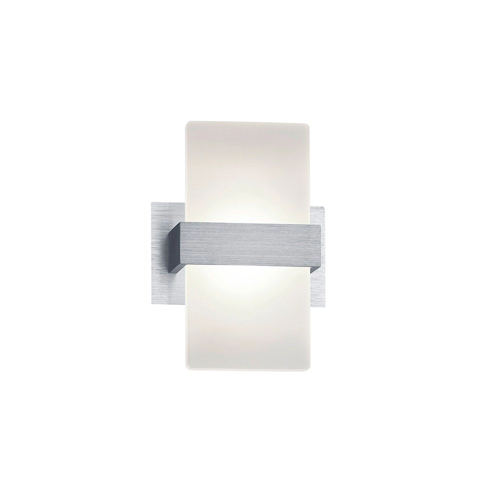 LED wall lamp Platon metallic gray