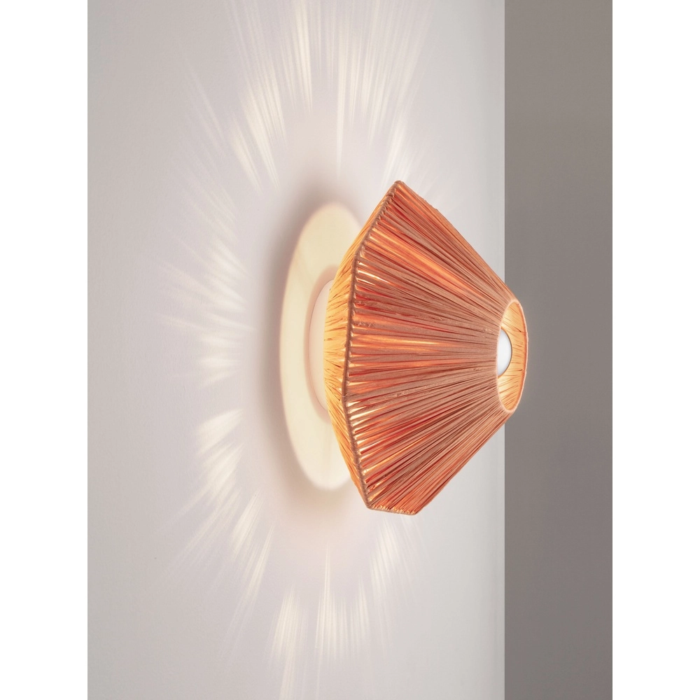 Wall lamp Elvio terracotta Ø 30cm Lyora 5212017493873