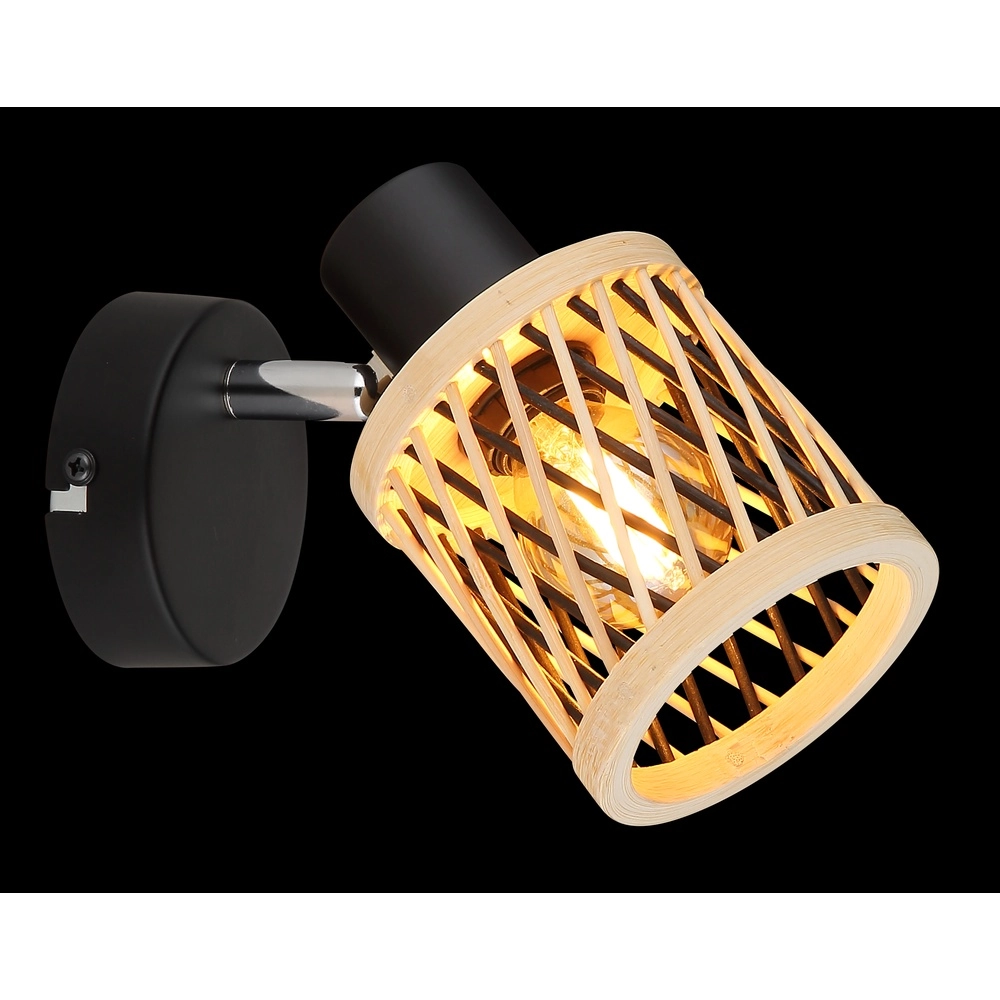Wall lamp Mali black with cap Globo 9007371528714