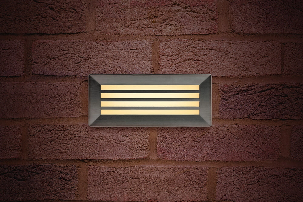 Stainless steel wall lamp Brick Lyora 5055788232544