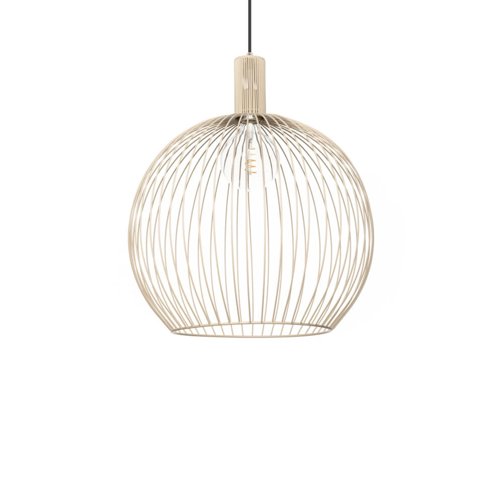 Sand-colored pendant lamp Wire Sand Ø 50cm ETH 8720195307129
