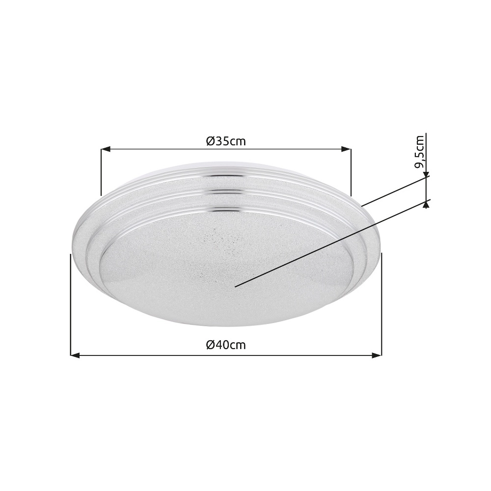Ceiling light Aley Ø 40cm Globo 9007371436422